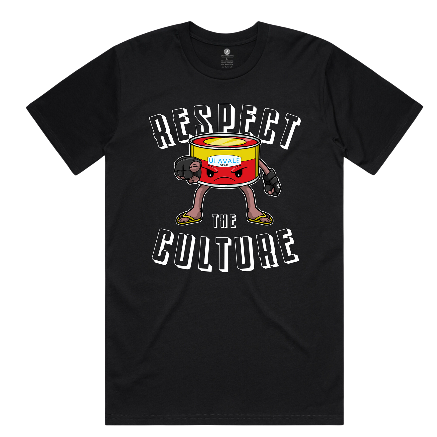 Black Pisupo Respect The Culture Tee