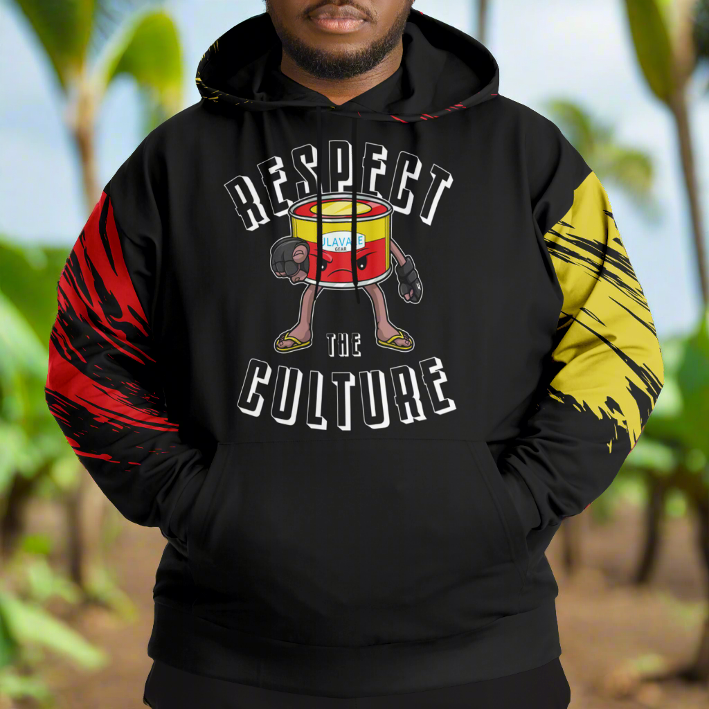 Plus Size Respect The Culture Unisex Hoodie (AOP)