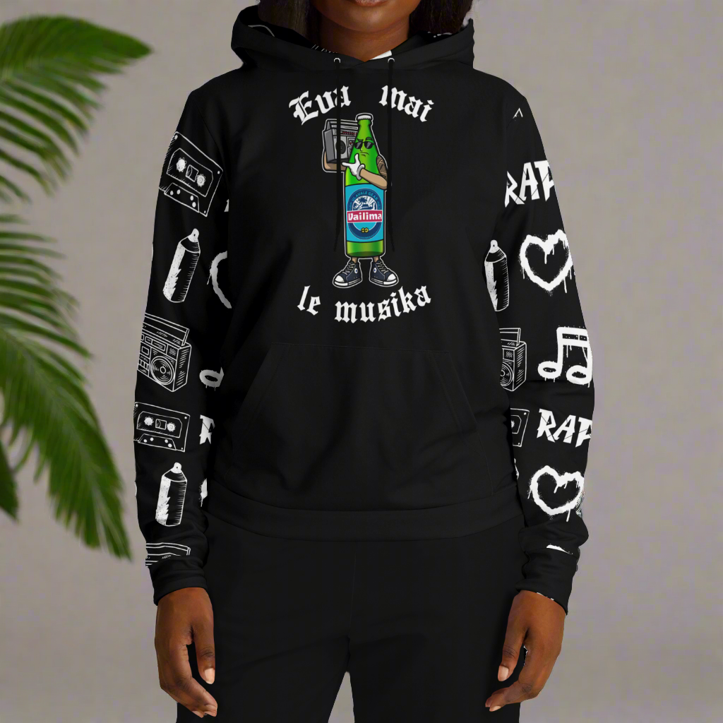 Eva Mai Le Musika Unisex Hoodie (AOP) Regular Size