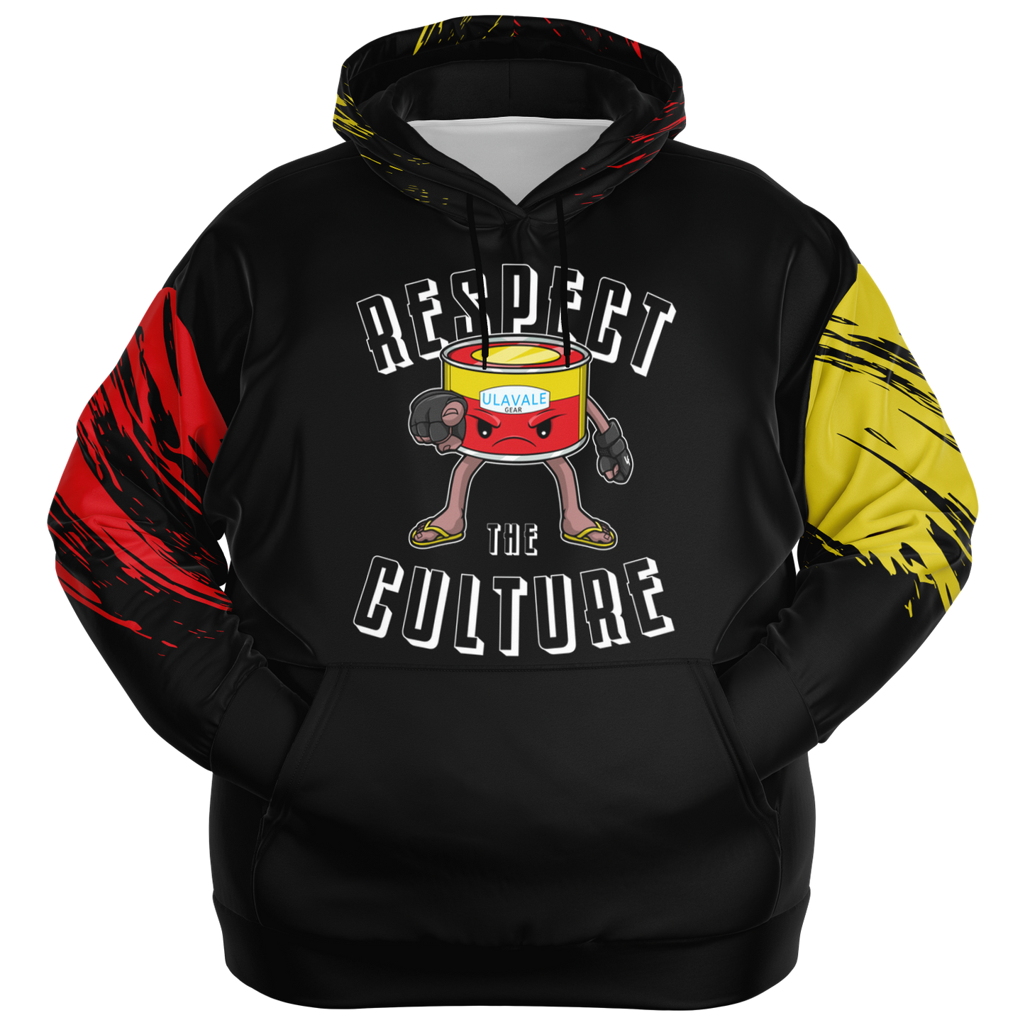 Plus Size Respect The Culture Unisex Hoodie (AOP)